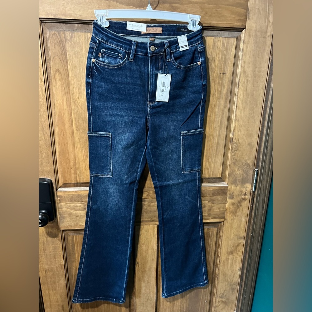 Judy Blue Dark Blue Flare Jeans